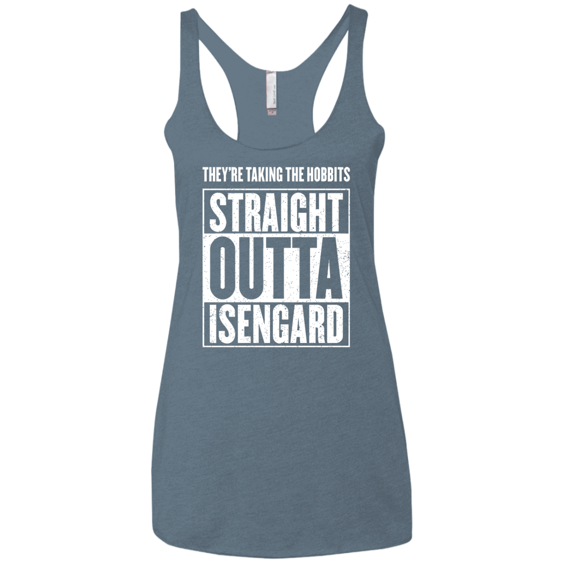 Straight Outta Isengard Women's Triblend Racerback Tank