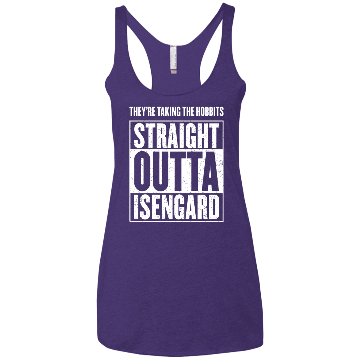 Straight Outta Isengard Women's Triblend Racerback Tank