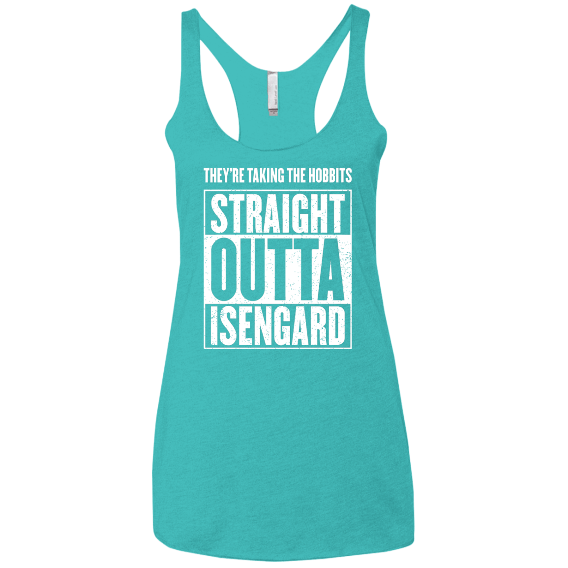 Straight Outta Isengard Women's Triblend Racerback Tank
