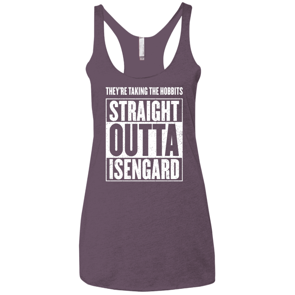 Straight Outta Isengard Women's Triblend Racerback Tank