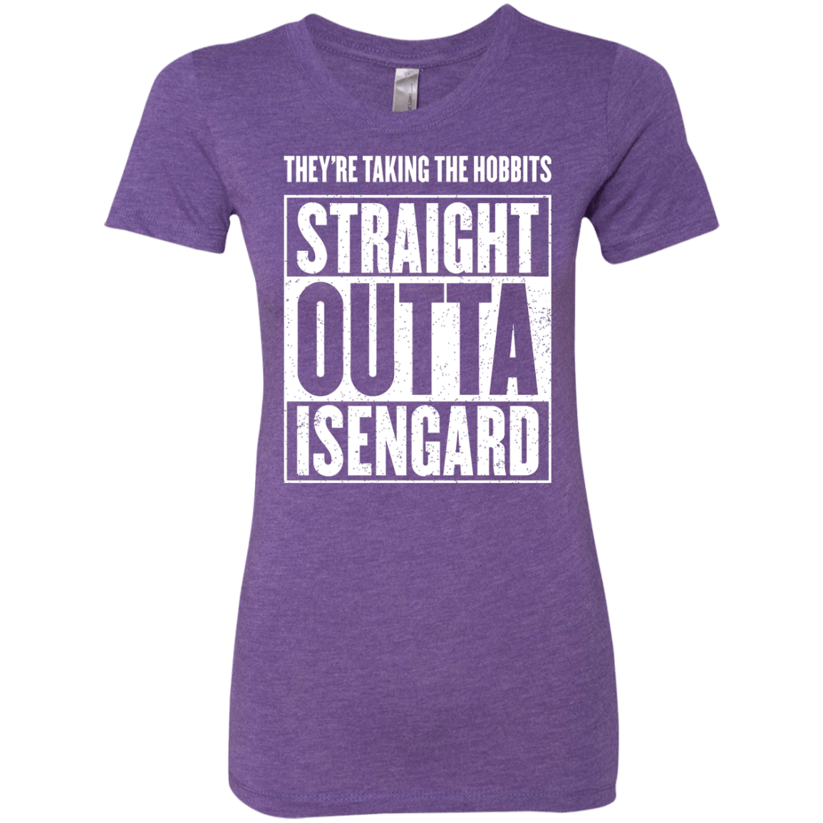 T-Shirts Purple Rush / S Straight Outta Isengard Women's Triblend T-Shirt
