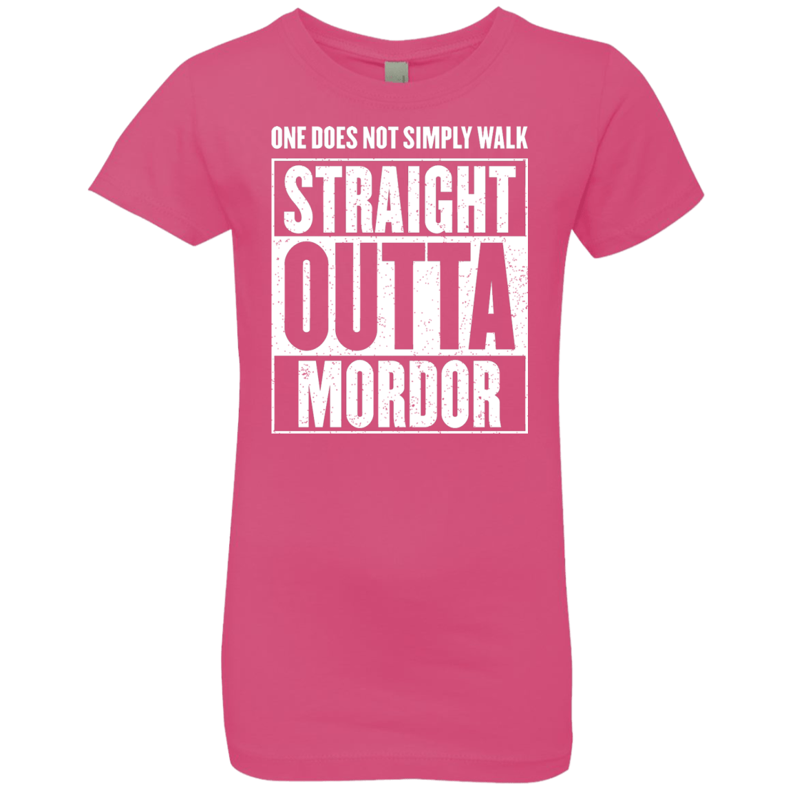 Straight Outta Mordor Girls Premium T-Shirt