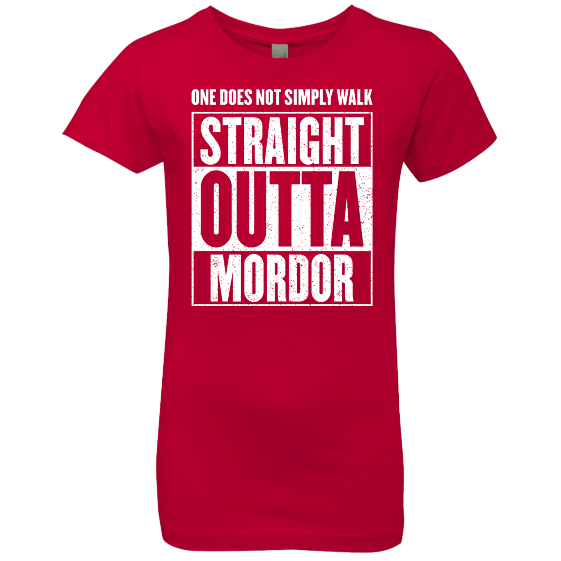 Straight Outta Mordor Girls Premium T-Shirt