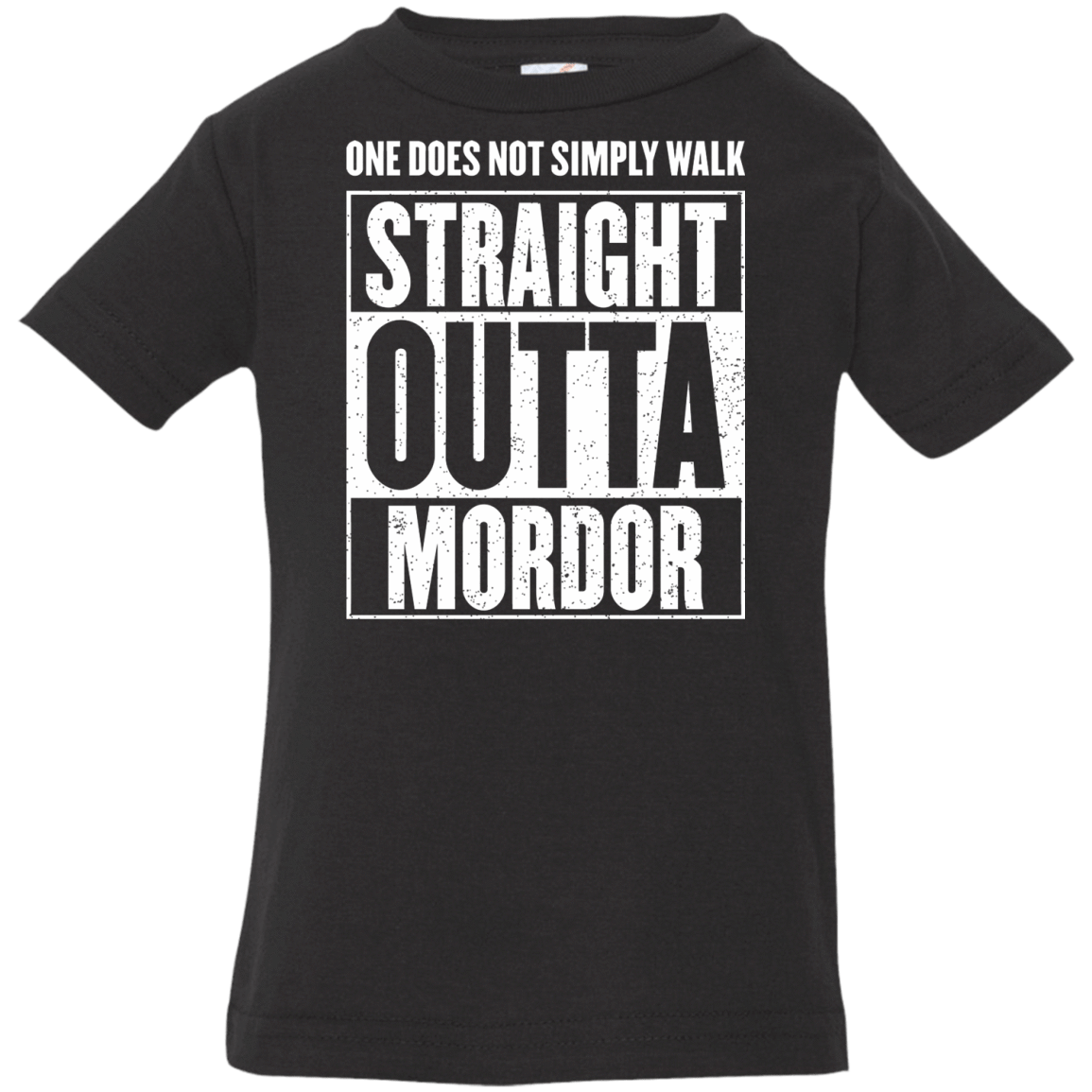 T-Shirts Black / 6 Months Straight Outta Mordor Infant Premium T-Shirt