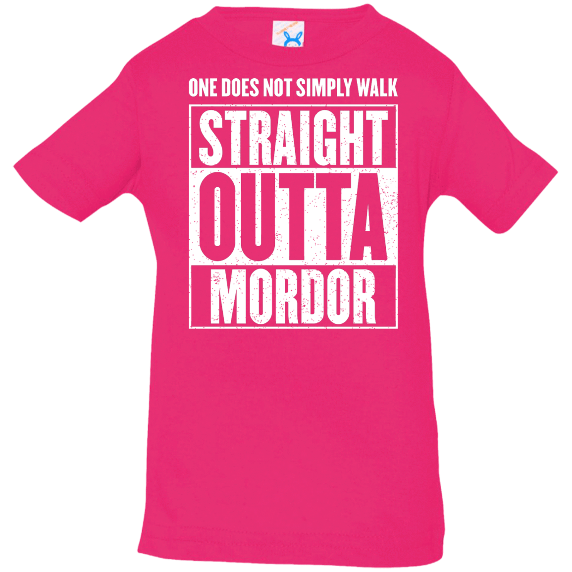 T-Shirts Hot Pink / 6 Months Straight Outta Mordor Infant Premium T-Shirt