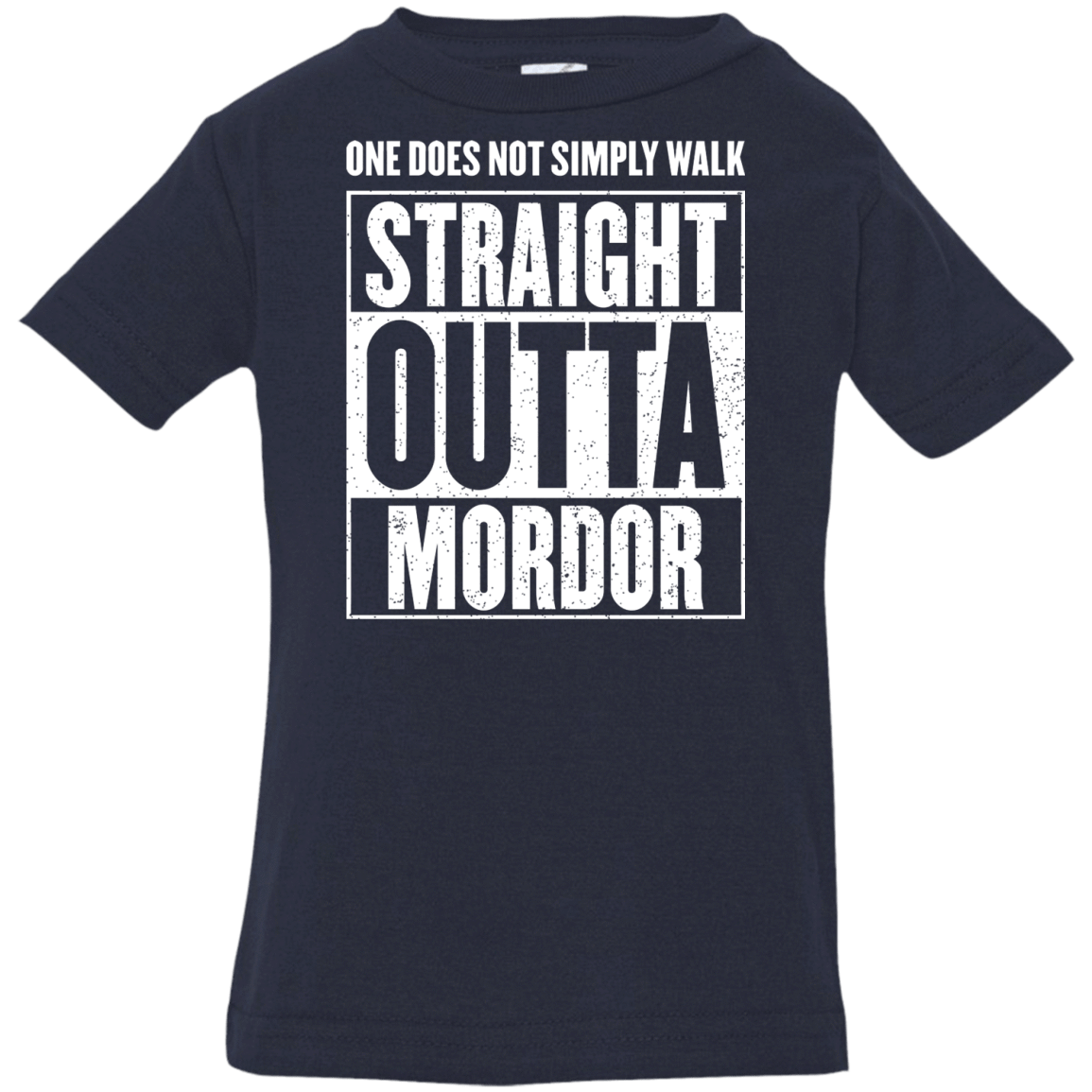 T-Shirts Navy / 6 Months Straight Outta Mordor Infant Premium T-Shirt
