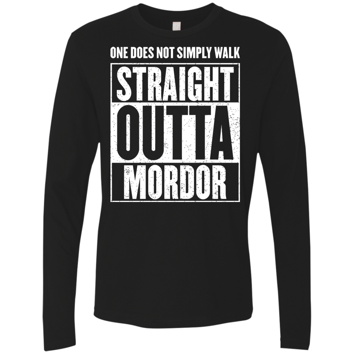 Straight Outta Mordor Men's Premium Long Sleeve