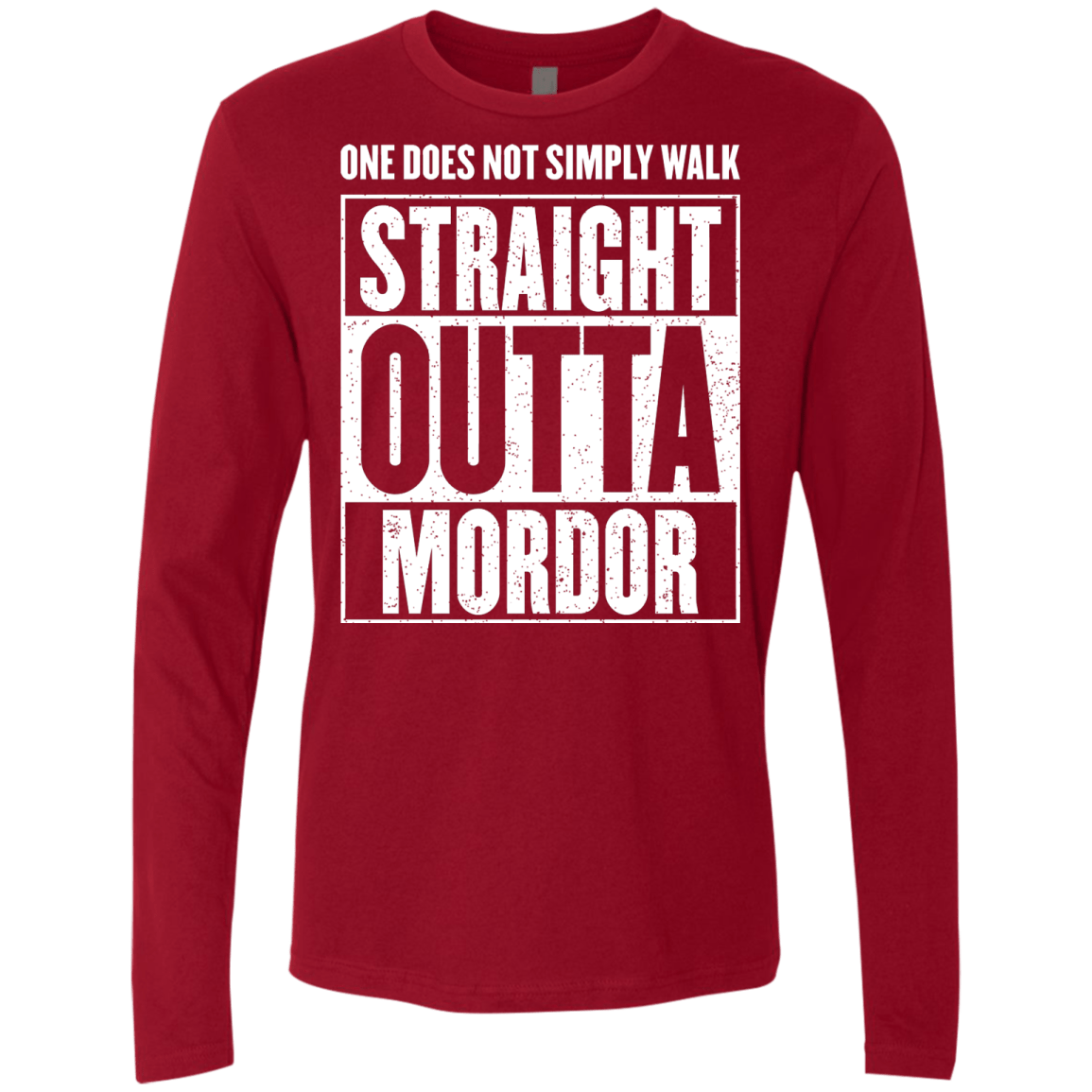 Straight Outta Mordor Men's Premium Long Sleeve