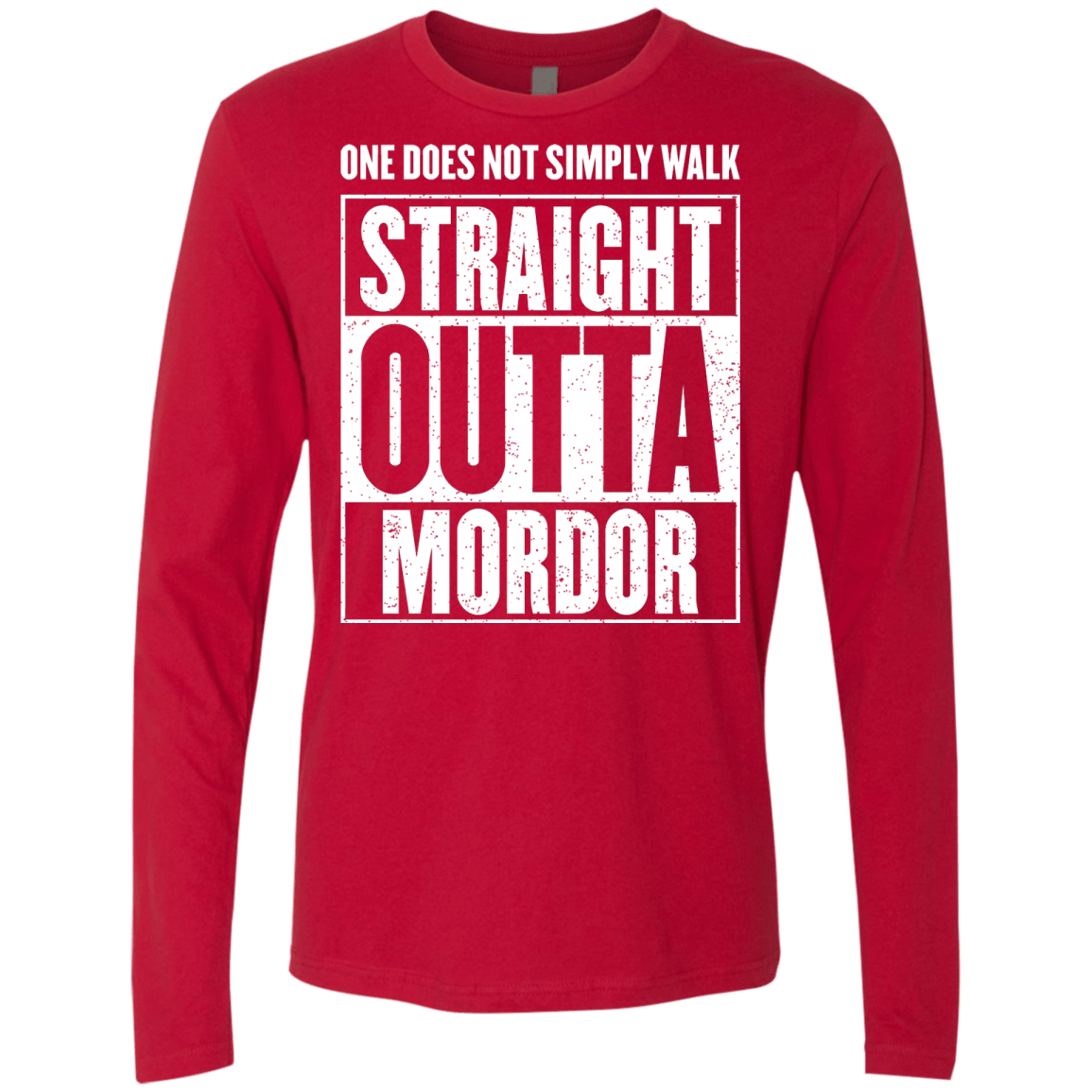 Straight Outta Mordor Men's Premium Long Sleeve