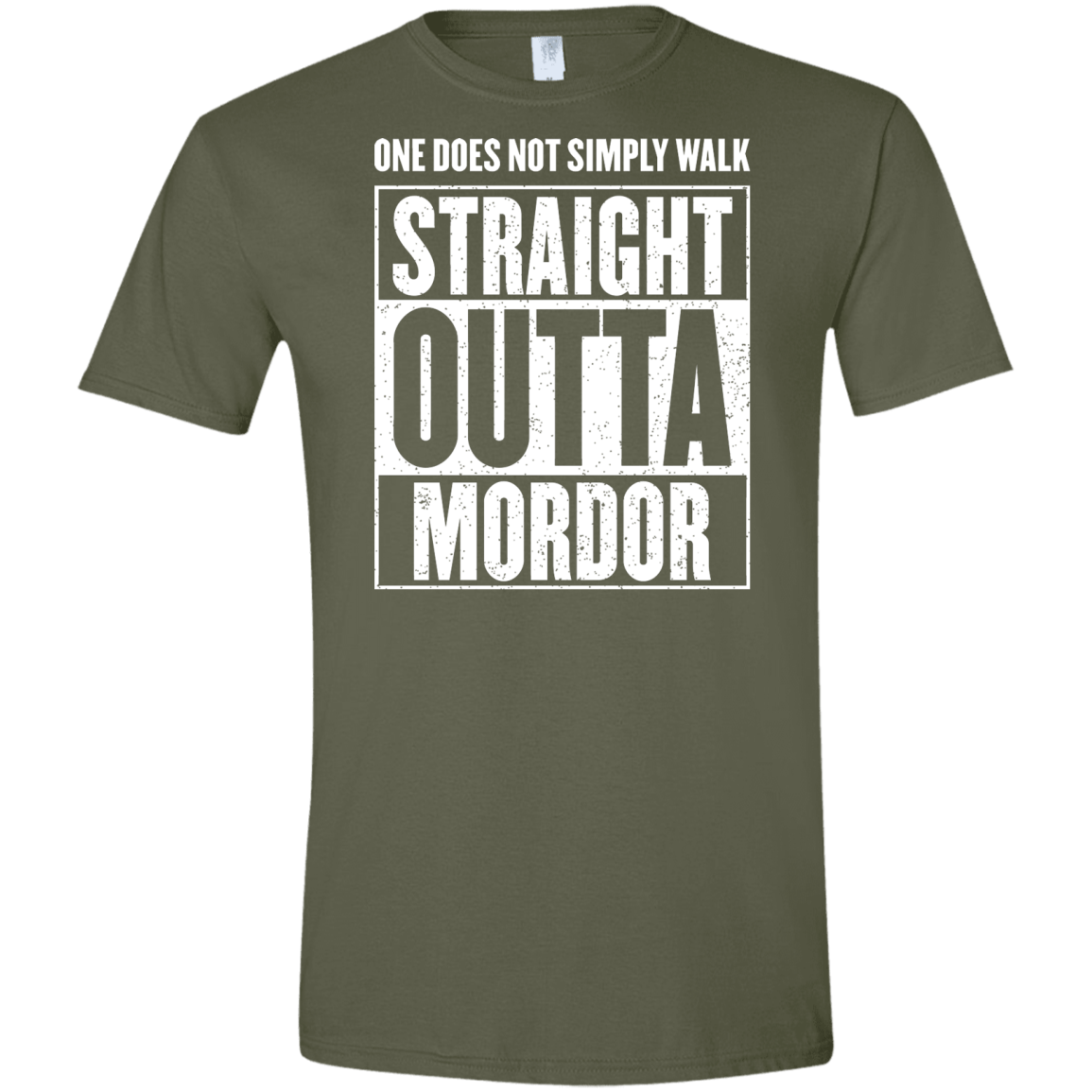 Straight Outta Mordor Men's Semi-Fitted Softstyle