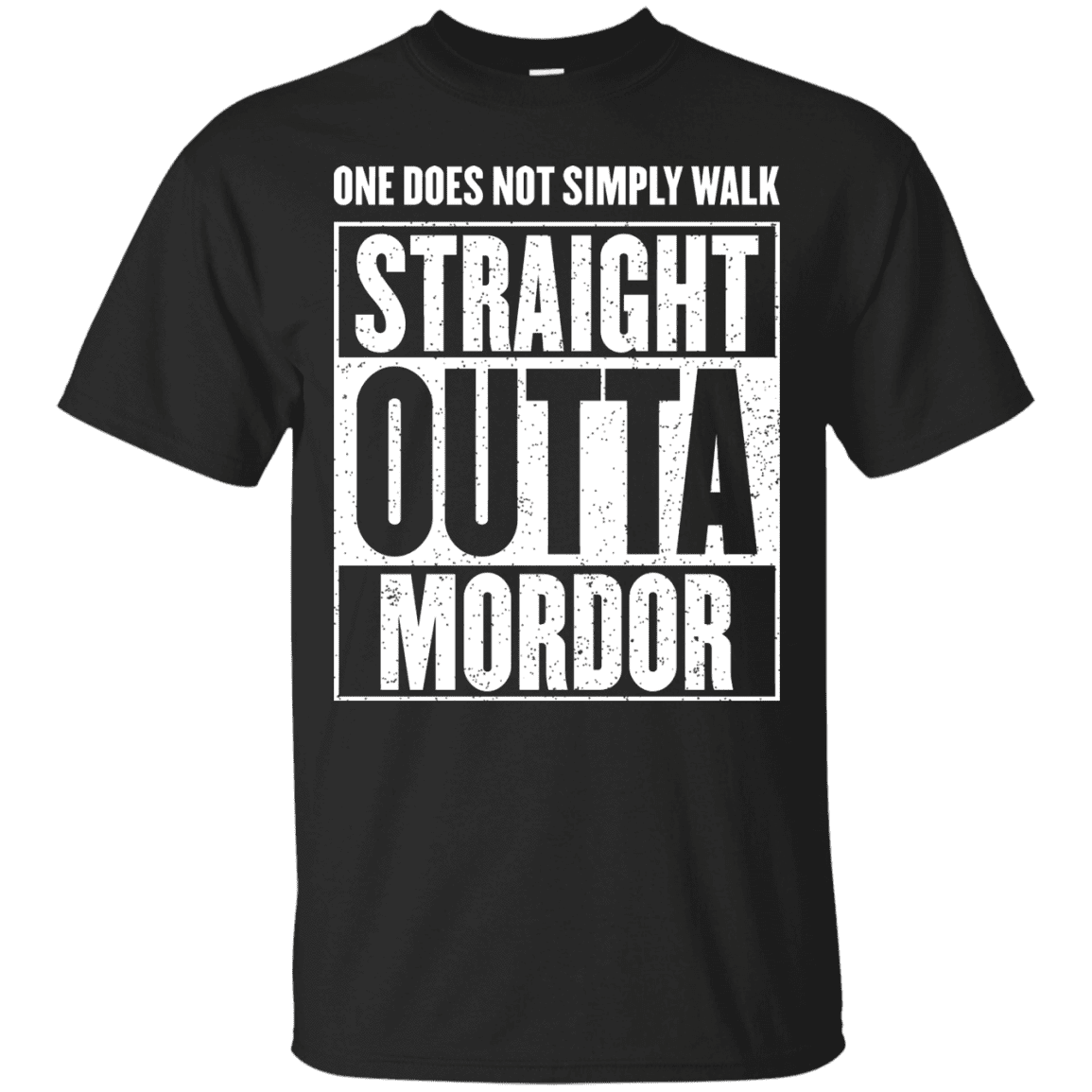 T-Shirts Black / S Straight Outta Mordor T-Shirt