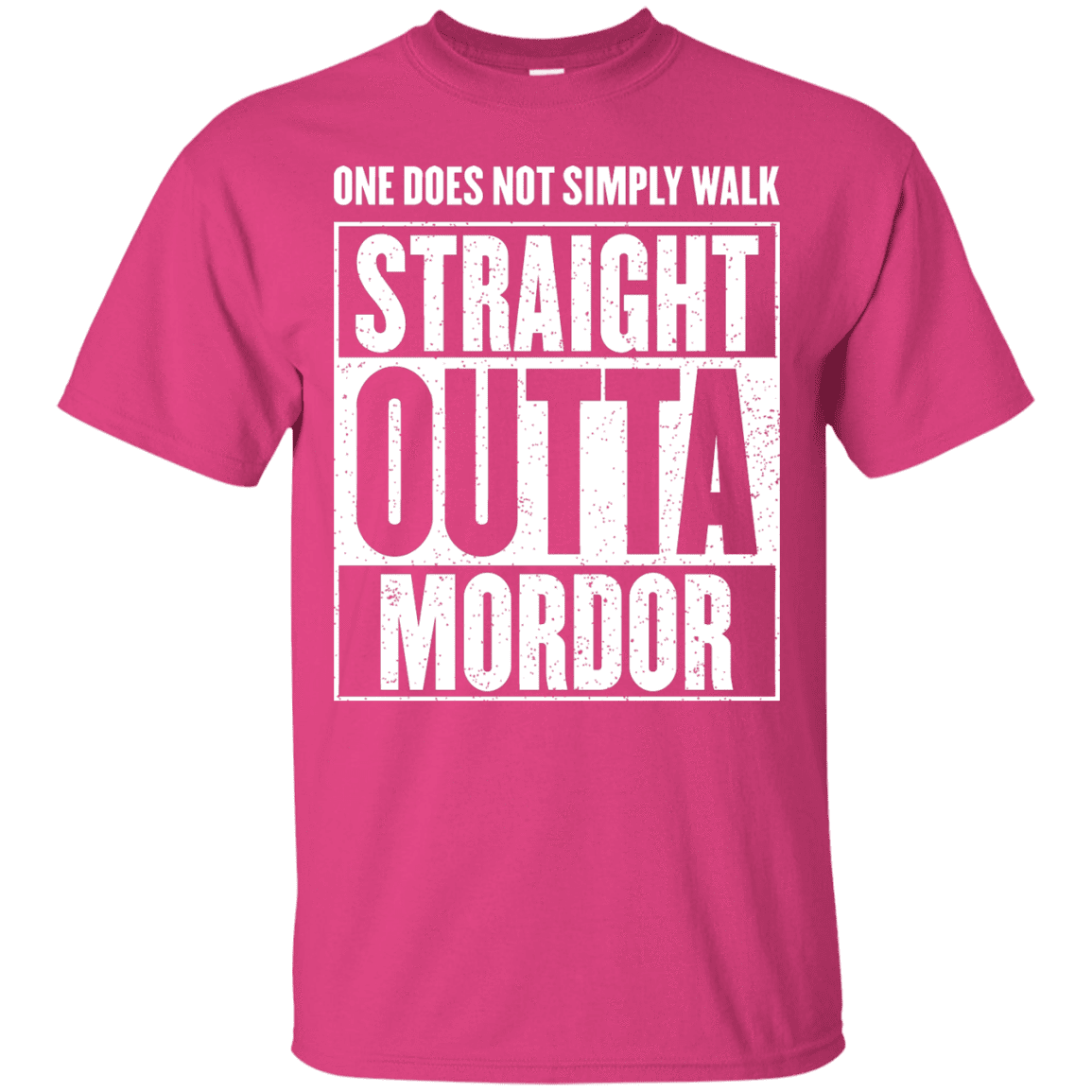 T-Shirts Heliconia / S Straight Outta Mordor T-Shirt