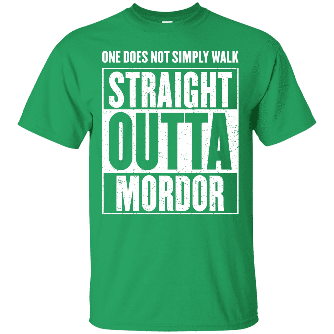 T-Shirts Irish Green / S Straight Outta Mordor T-Shirt