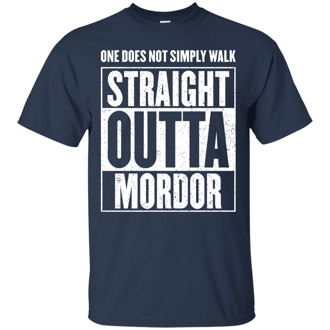 T-Shirts Navy / S Straight Outta Mordor T-Shirt