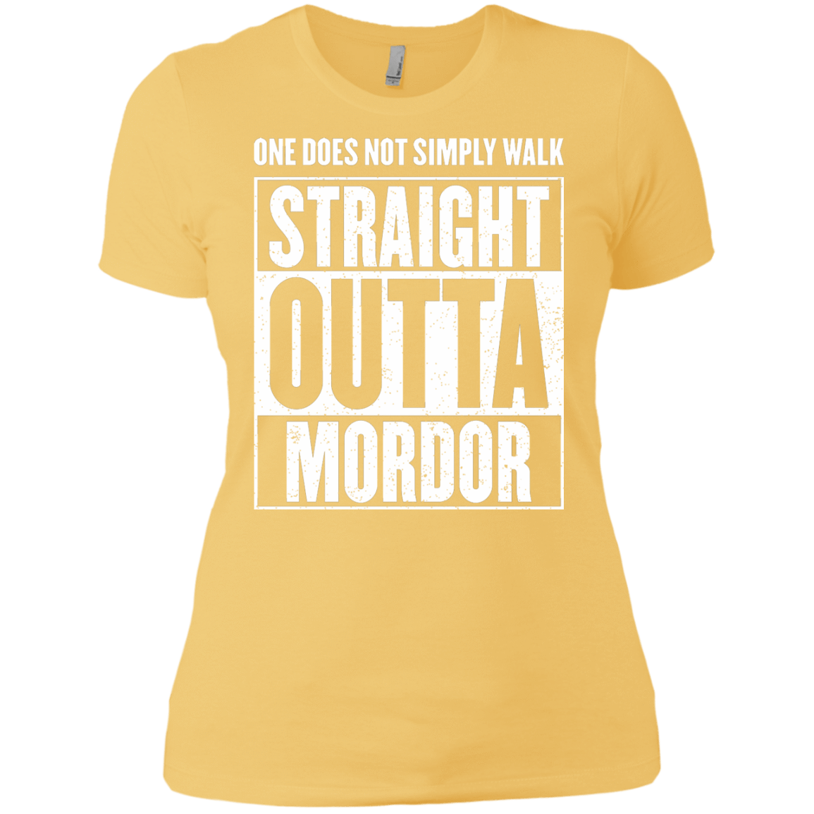 T-Shirts Banana Cream/ / X-Small Straight Outta Mordor Women's Premium T-Shirt