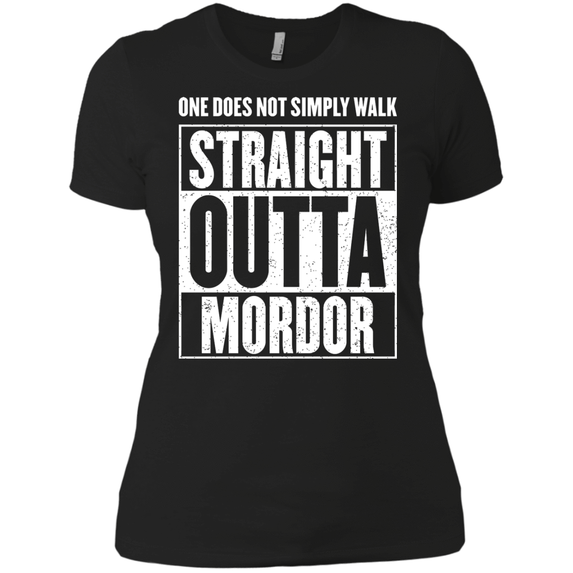 T-Shirts Black / X-Small Straight Outta Mordor Women's Premium T-Shirt