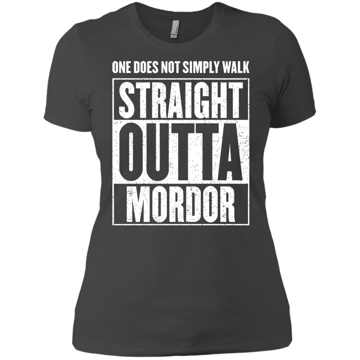 T-Shirts Heavy Metal / X-Small Straight Outta Mordor Women's Premium T-Shirt