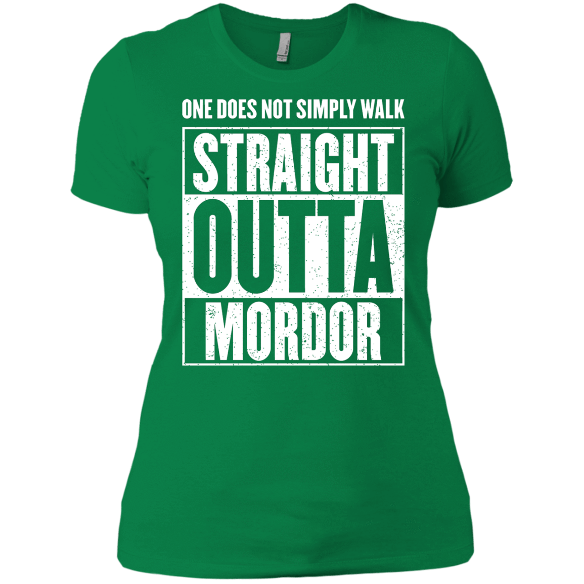 T-Shirts Kelly Green / X-Small Straight Outta Mordor Women's Premium T-Shirt
