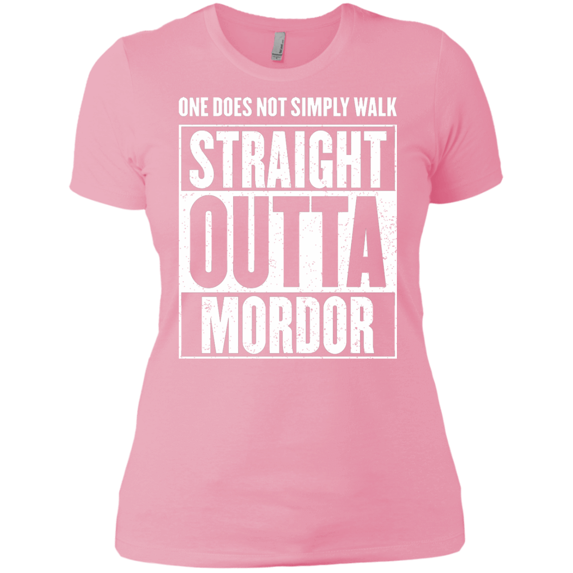 T-Shirts Light Pink / X-Small Straight Outta Mordor Women's Premium T-Shirt