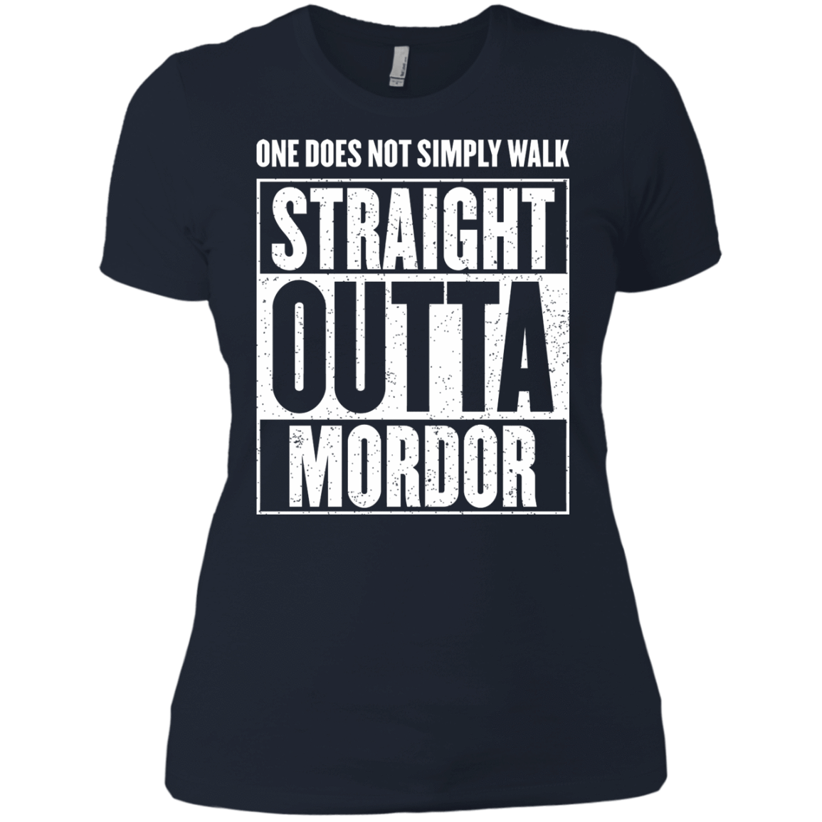 T-Shirts Midnight Navy / X-Small Straight Outta Mordor Women's Premium T-Shirt