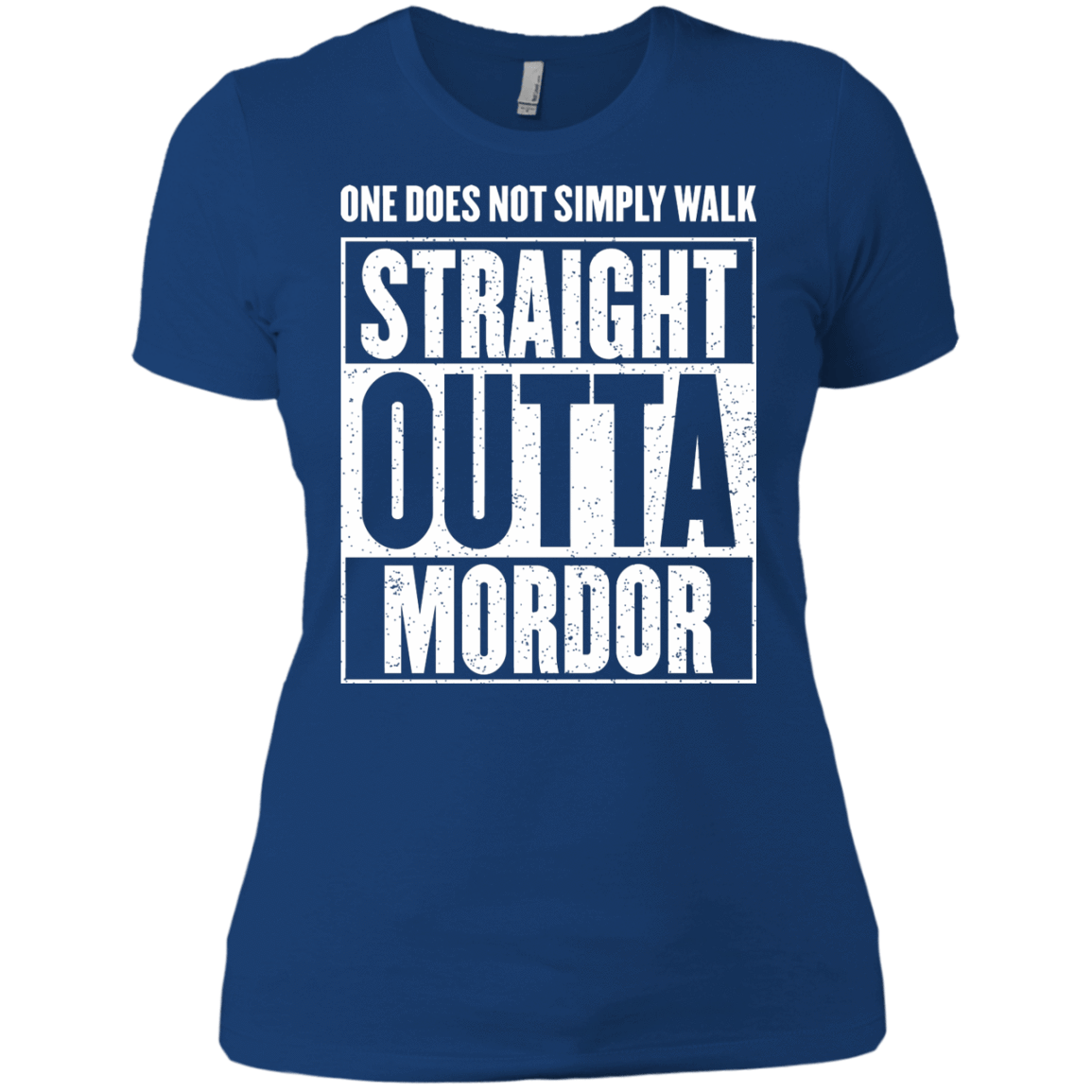 T-Shirts Royal / X-Small Straight Outta Mordor Women's Premium T-Shirt