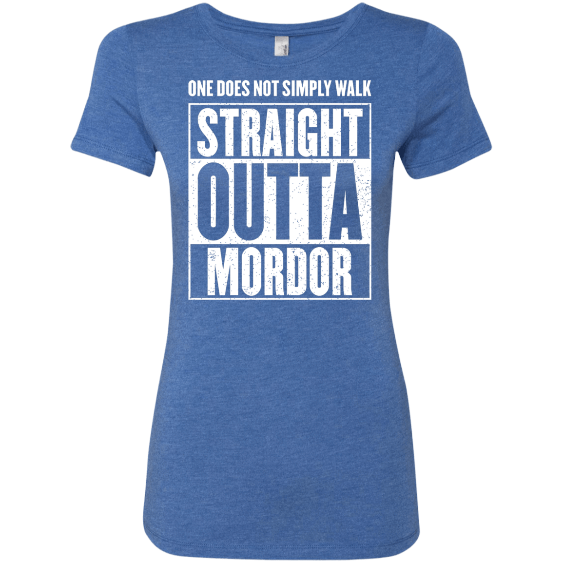 T-Shirts Vintage Royal / S Straight Outta Mordor Women's Triblend T-Shirt
