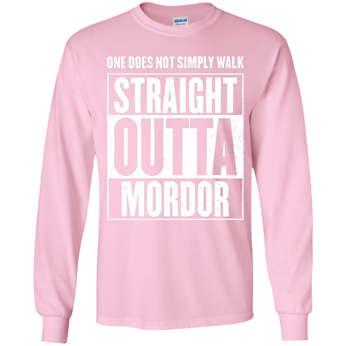 Straight Outta Mordor Youth Long Sleeve T-Shirt