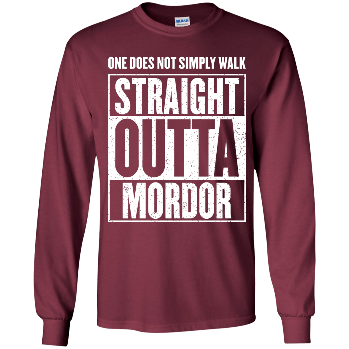 Straight Outta Mordor Youth Long Sleeve T-Shirt