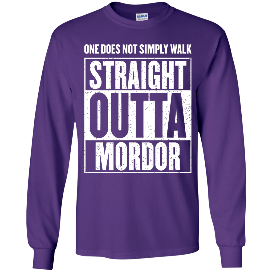 Straight Outta Mordor Youth Long Sleeve T-Shirt