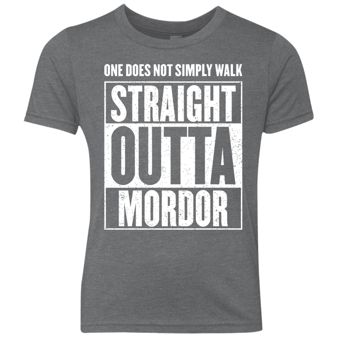 Straight Outta Mordor Youth Triblend T-Shirt