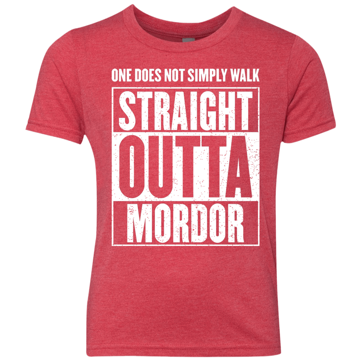 Straight Outta Mordor Youth Triblend T-Shirt