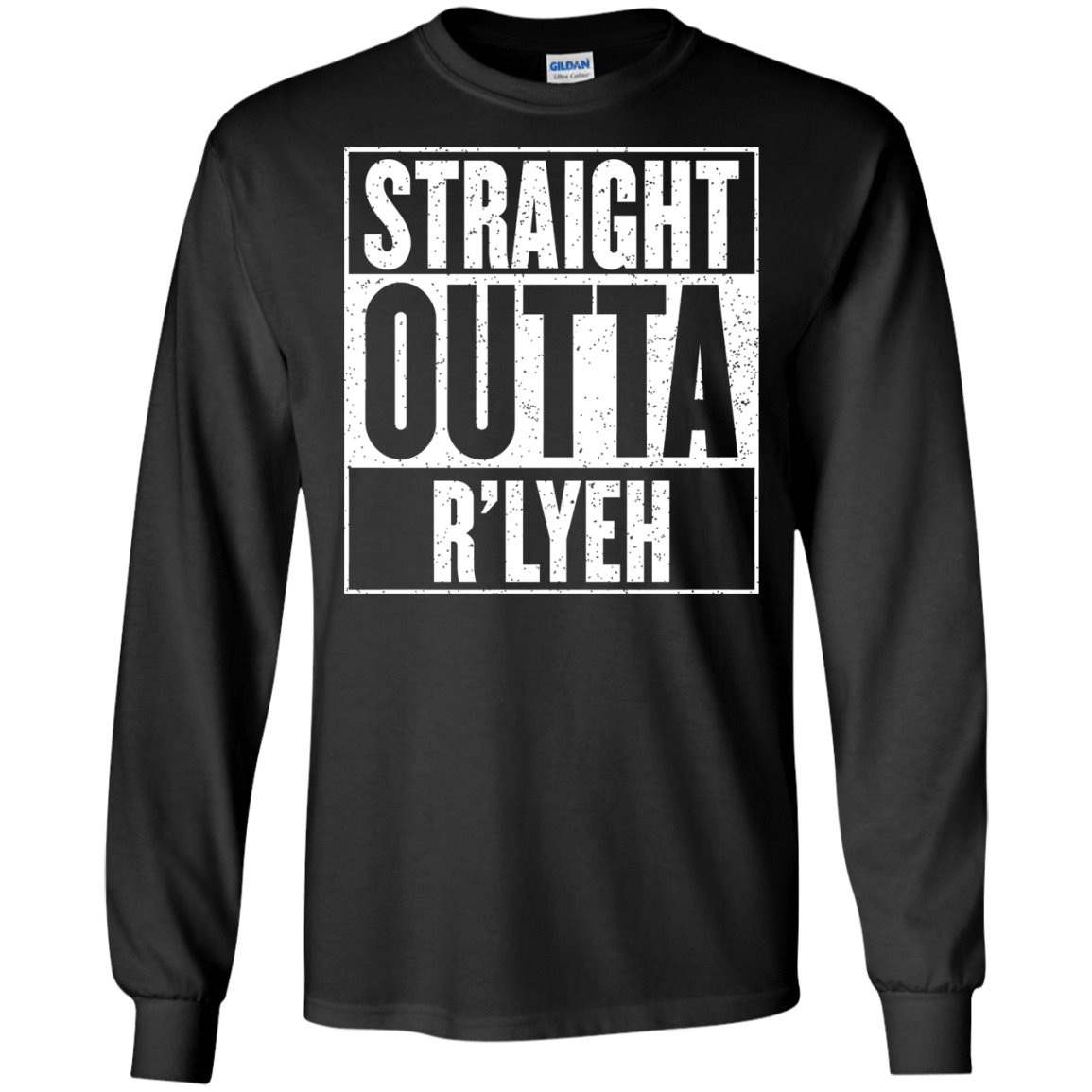 Straight Outta R'lyeh Men's Long Sleeve T-Shirt