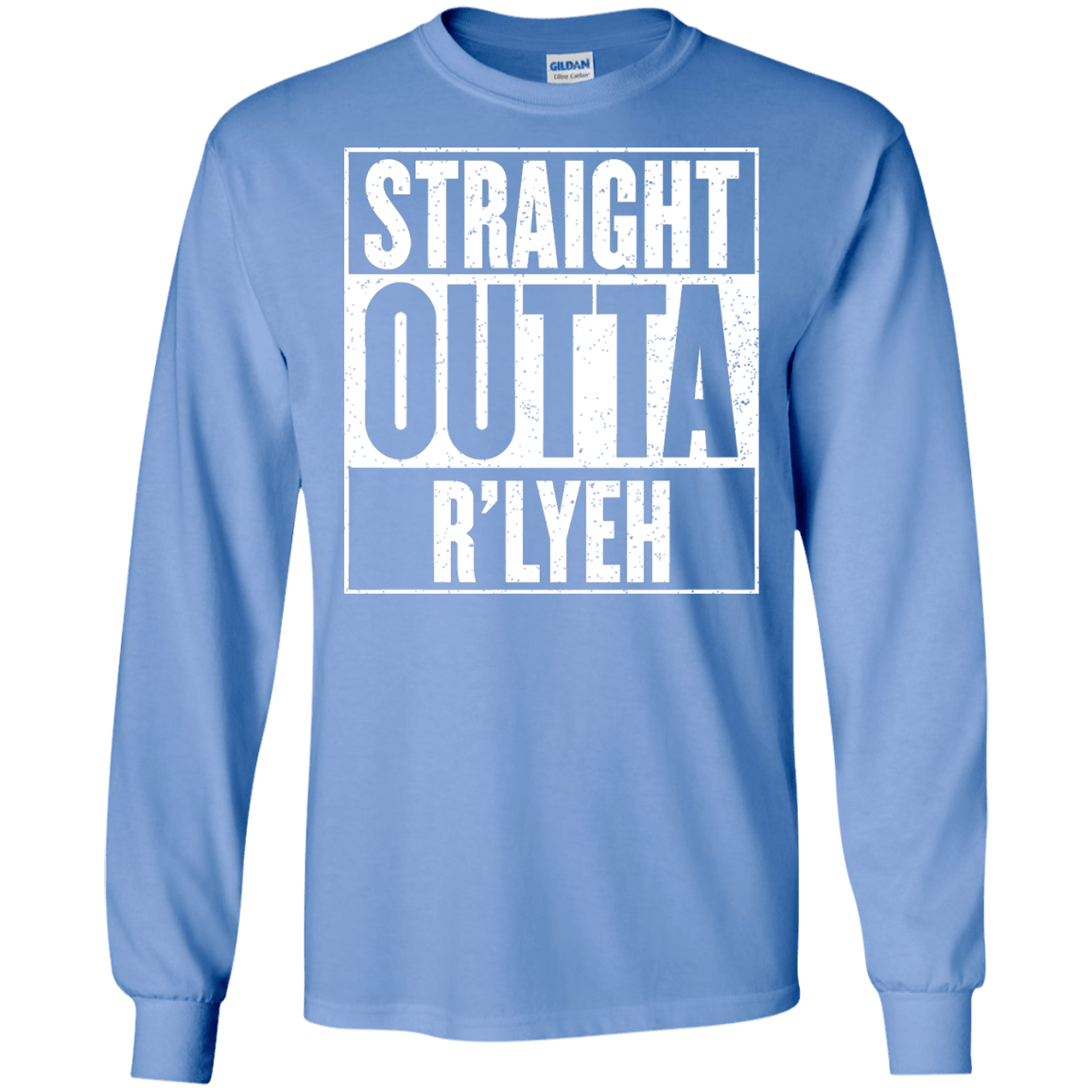 Straight Outta R'lyeh Men's Long Sleeve T-Shirt