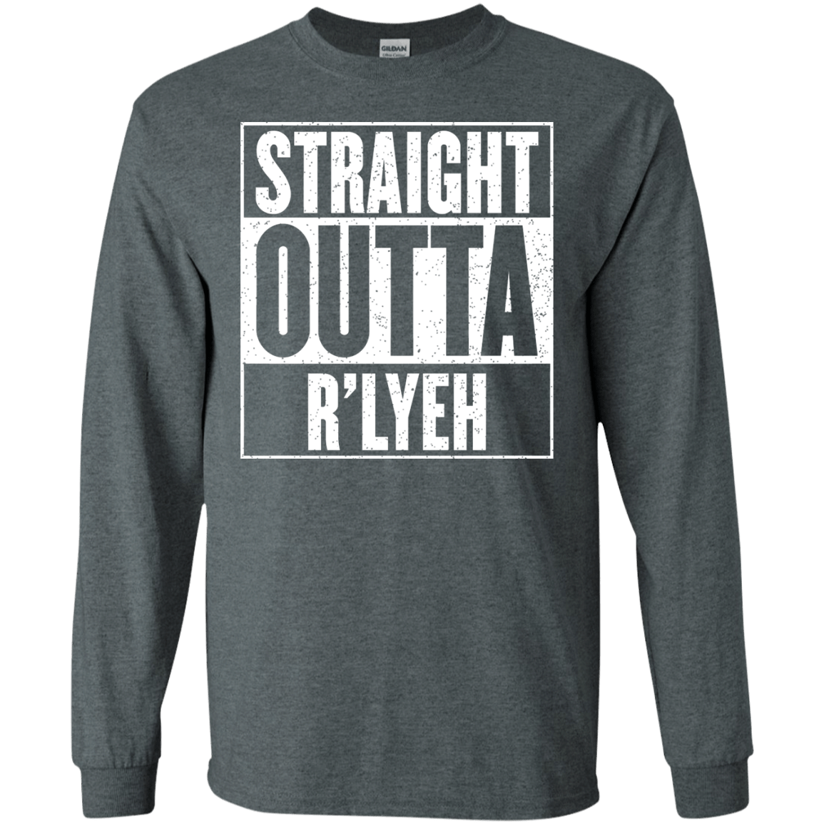 Straight Outta R'lyeh Men's Long Sleeve T-Shirt