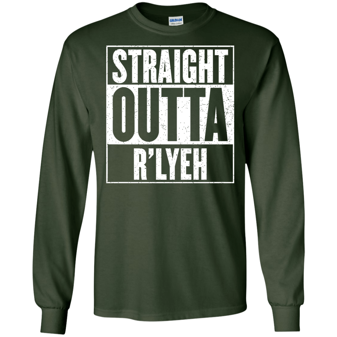 Straight Outta R'lyeh Men's Long Sleeve T-Shirt