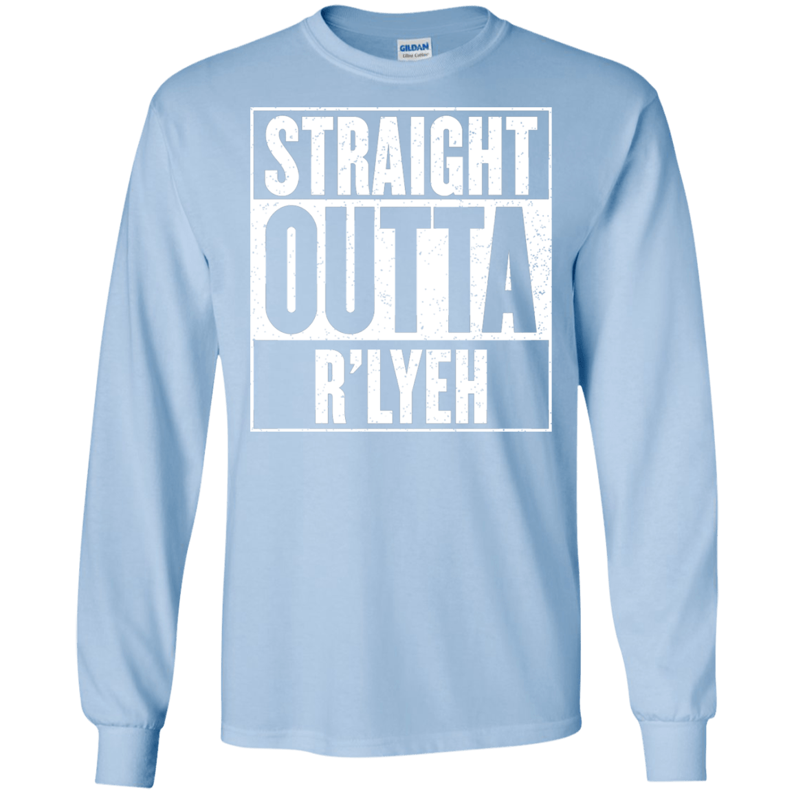 Straight Outta R'lyeh Men's Long Sleeve T-Shirt