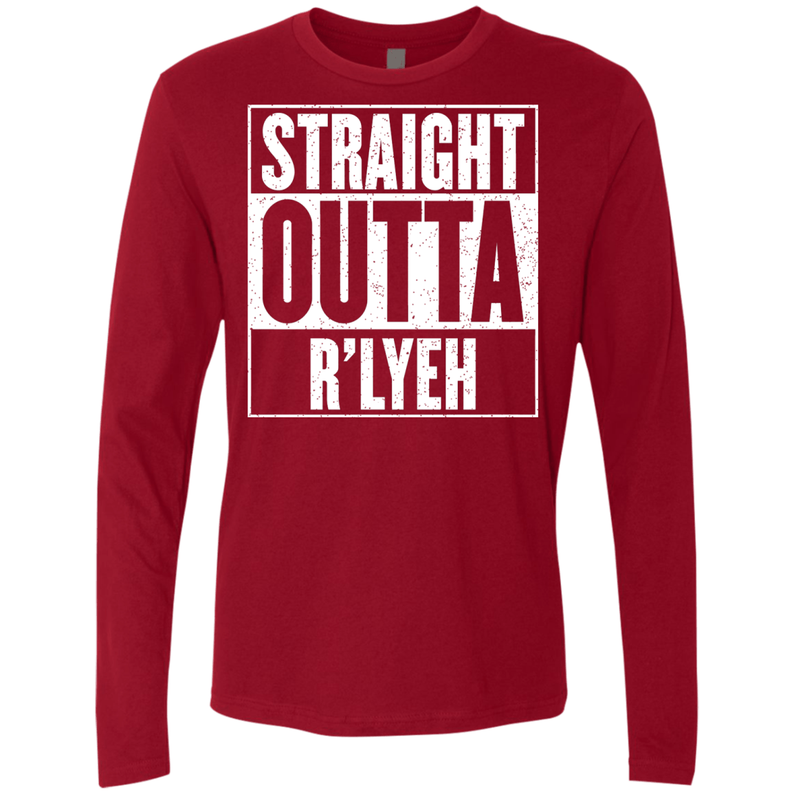 Straight Outta R'lyeh Men's Premium Long Sleeve