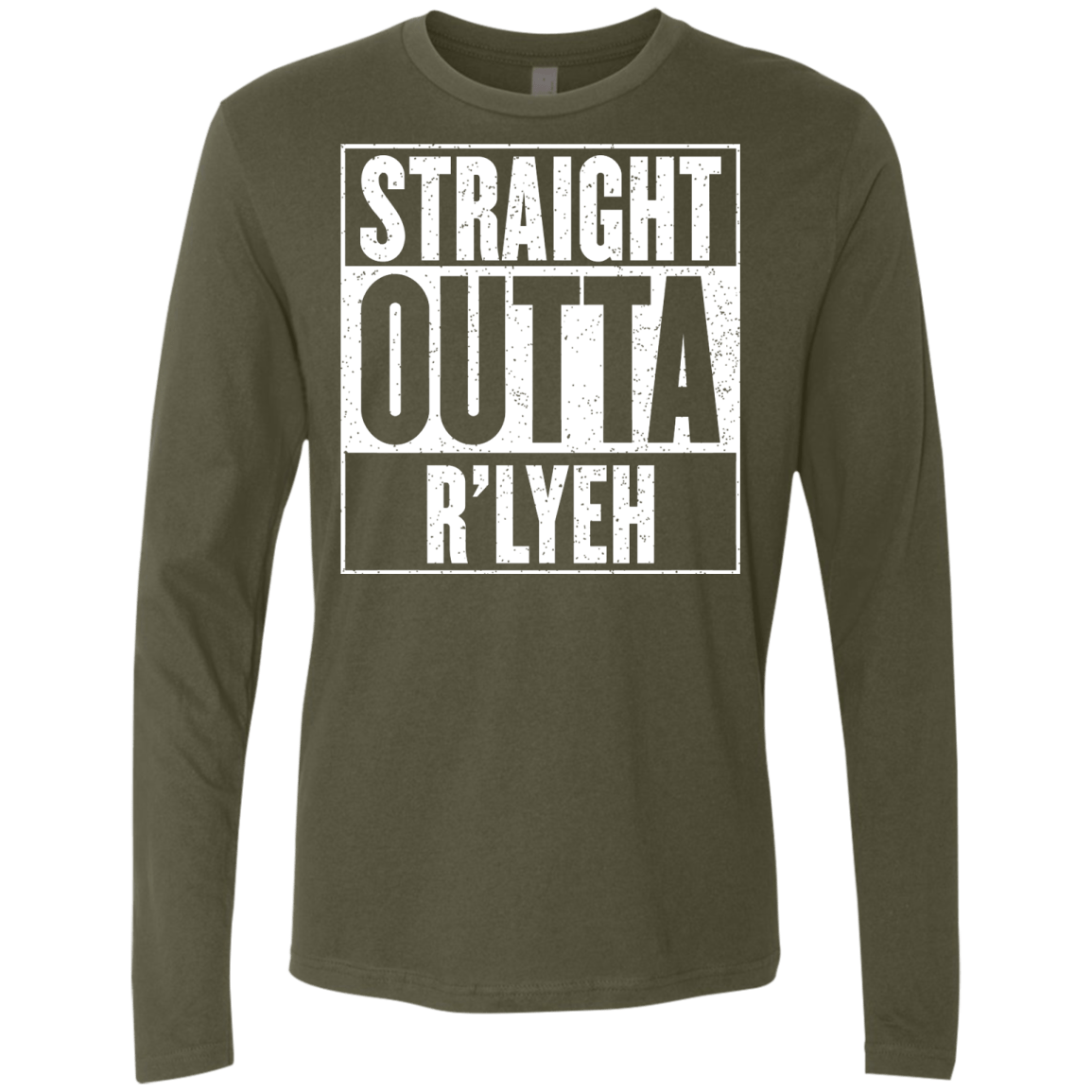 Straight Outta R'lyeh Men's Premium Long Sleeve