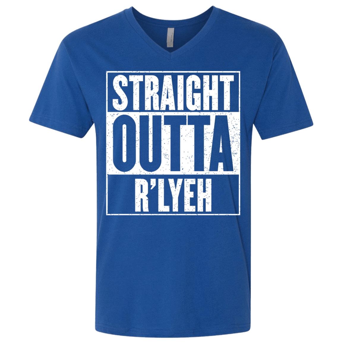 T-Shirts Royal / X-Small Straight Outta R'lyeh Men's Premium V-Neck