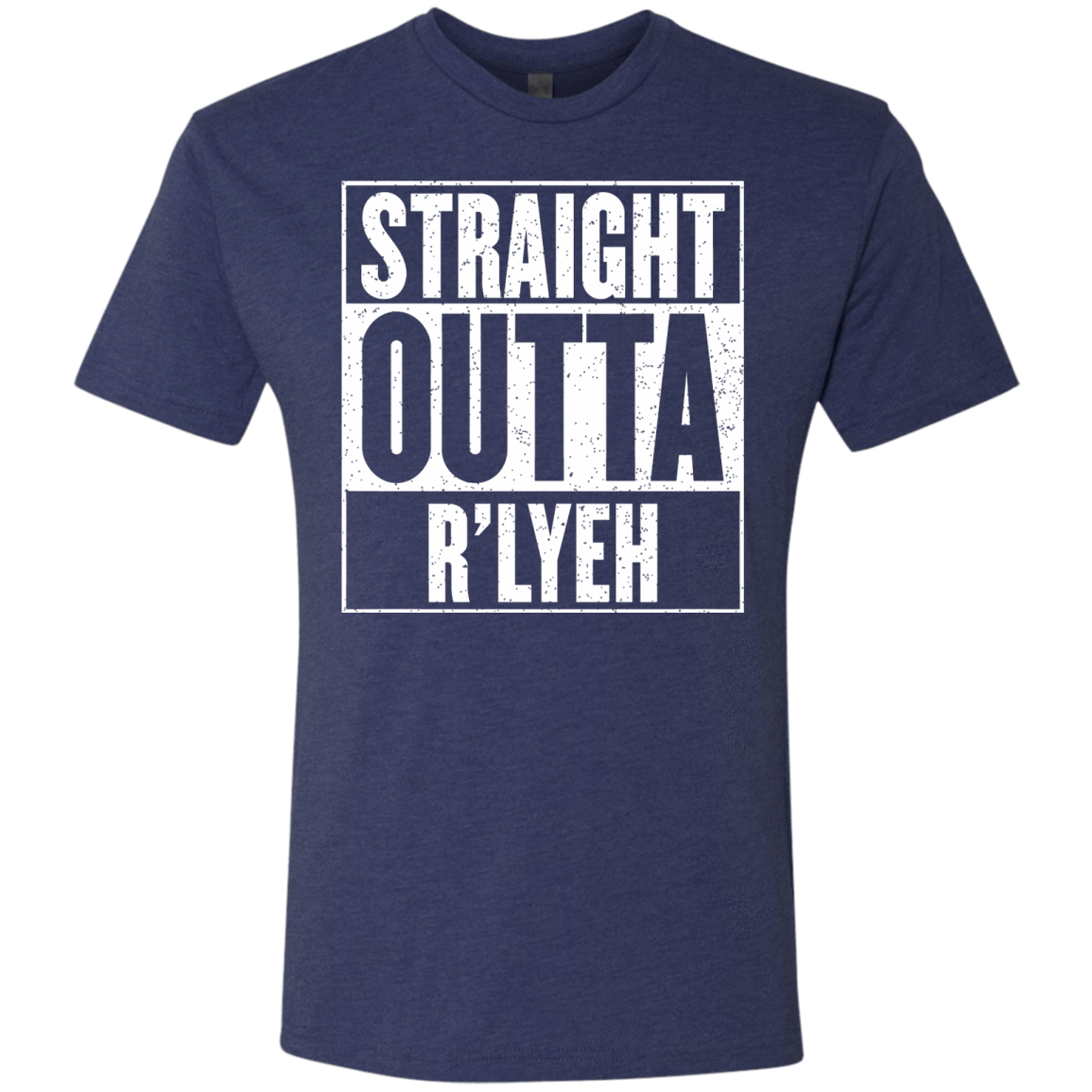 T-Shirts Vintage Navy / S Straight Outta R'lyeh Men's Triblend T-Shirt