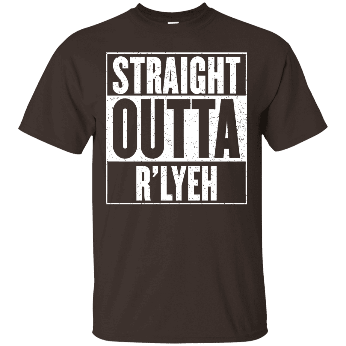 T-Shirts Dark Chocolate / S Straight Outta R'lyeh T-Shirt