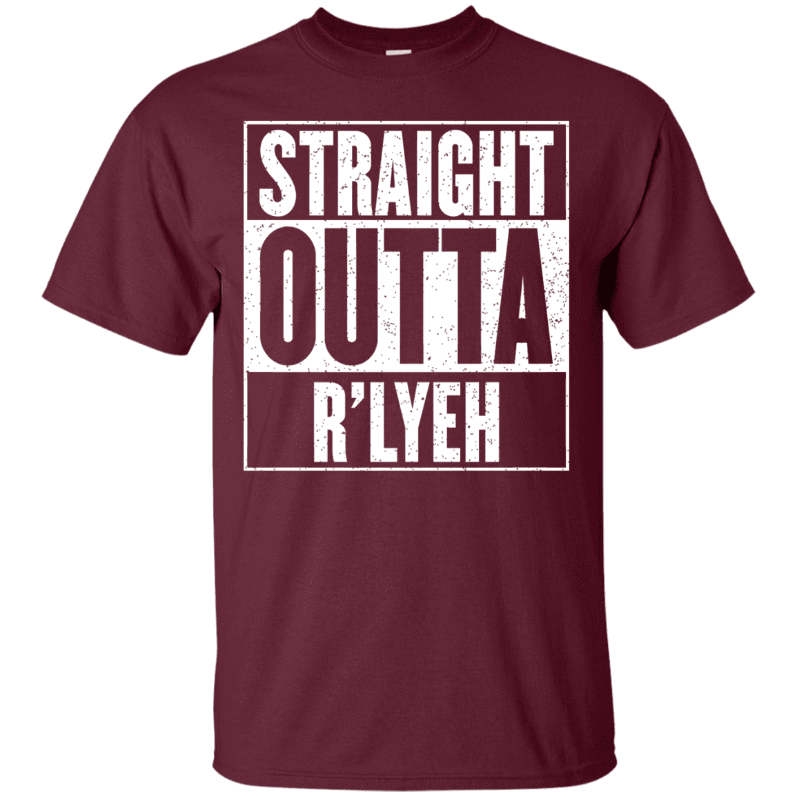 T-Shirts Maroon / S Straight Outta R'lyeh T-Shirt