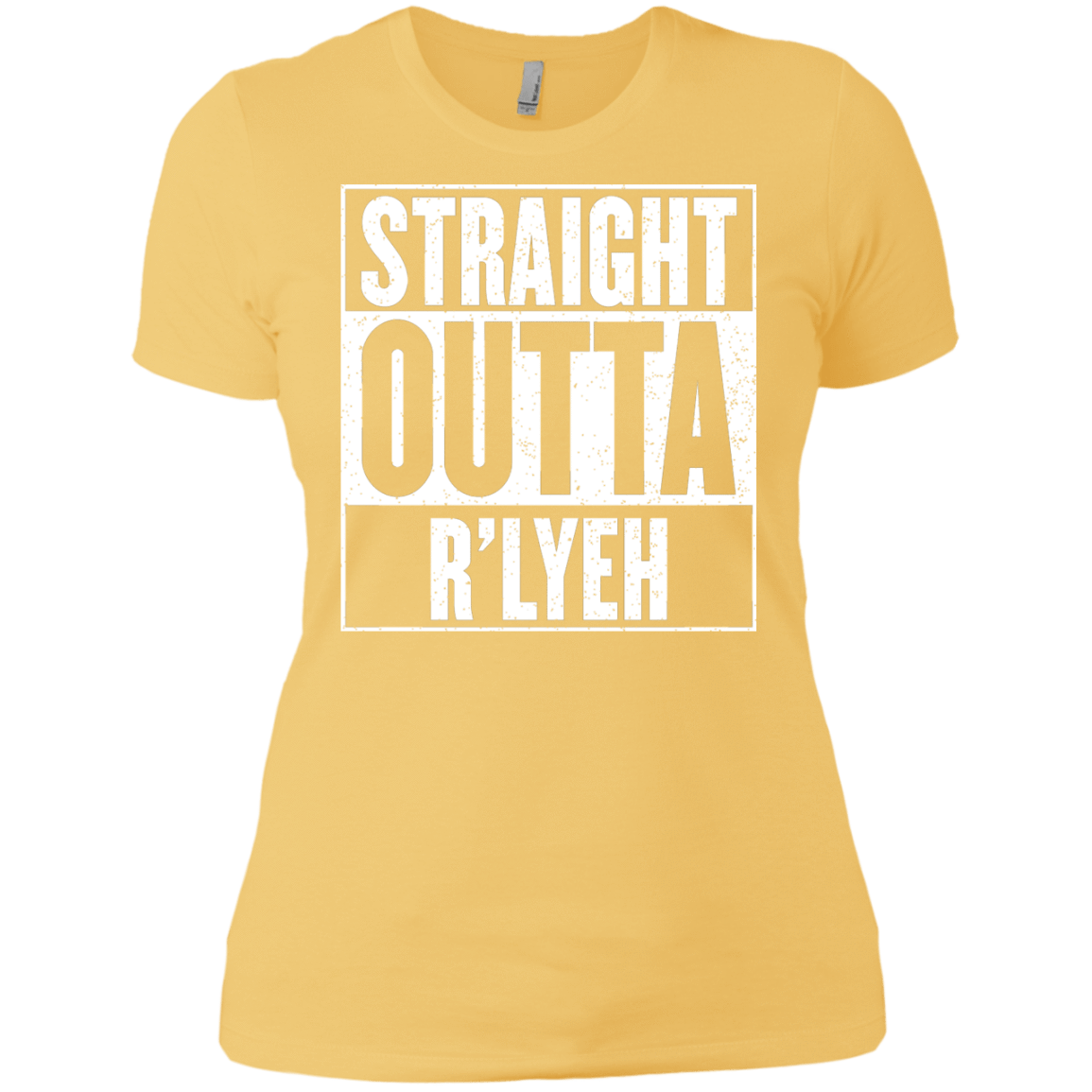 T-Shirts Banana Cream/ / X-Small Straight Outta R'lyeh Women's Premium T-Shirt