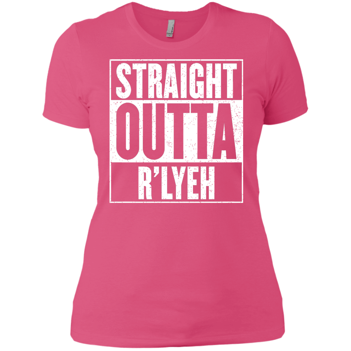 T-Shirts Hot Pink / X-Small Straight Outta R'lyeh Women's Premium T-Shirt