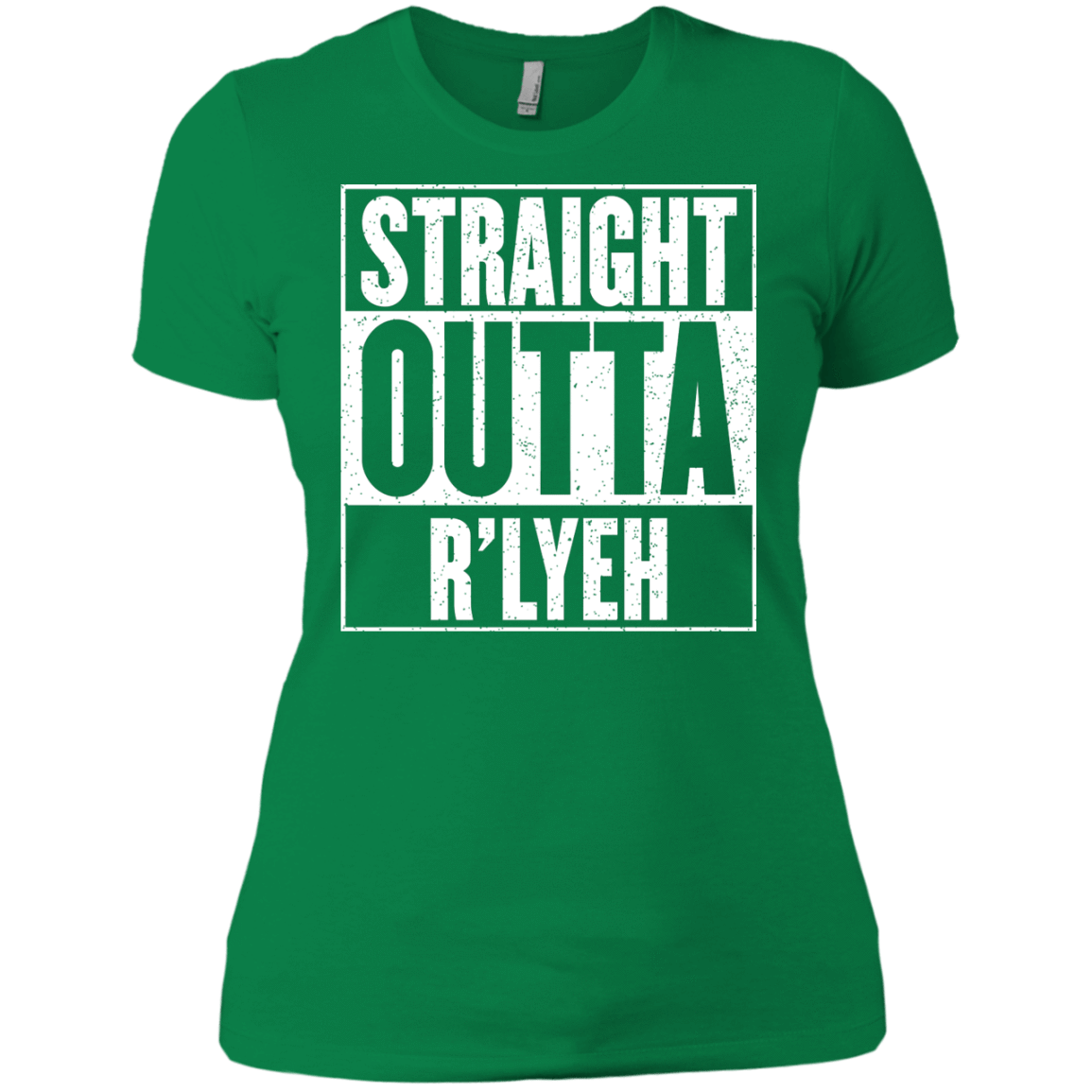 T-Shirts Kelly Green / X-Small Straight Outta R'lyeh Women's Premium T-Shirt