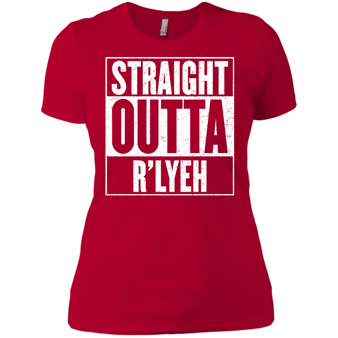 T-Shirts Red / X-Small Straight Outta R'lyeh Women's Premium T-Shirt