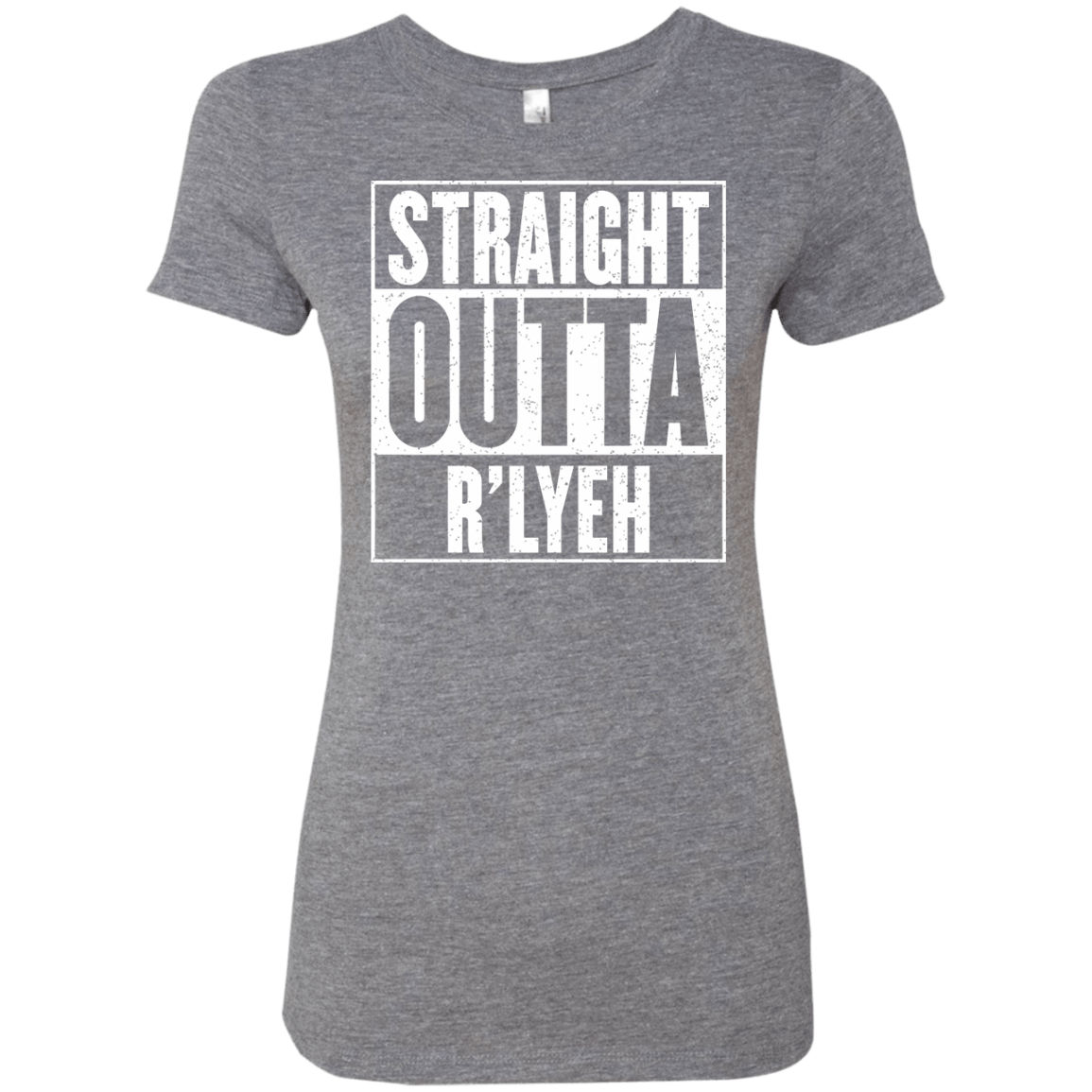 T-Shirts Premium Heather / S Straight Outta R'lyeh Women's Triblend T-Shirt