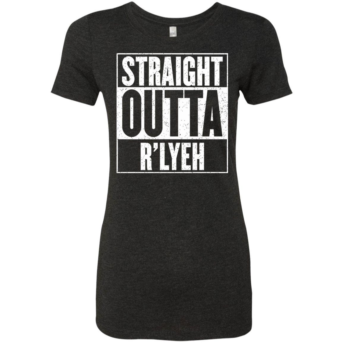 T-Shirts Vintage Black / S Straight Outta R'lyeh Women's Triblend T-Shirt