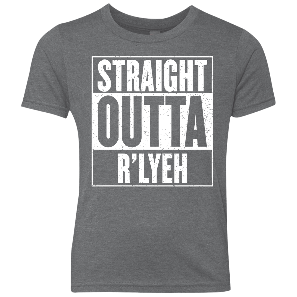 Straight Outta R'lyeh Youth Triblend T-Shirt