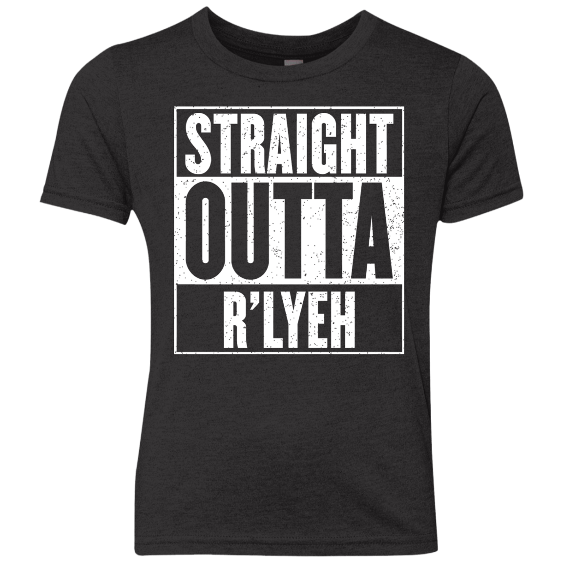 Straight Outta R'lyeh Youth Triblend T-Shirt